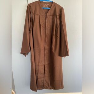 Brown Graduation Robe